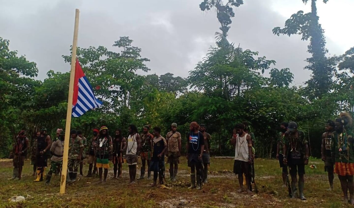De Morgenstervlag van West-Papua is voor Papoea's een belangrijk symbool bij hun vrijheidsstrijd.