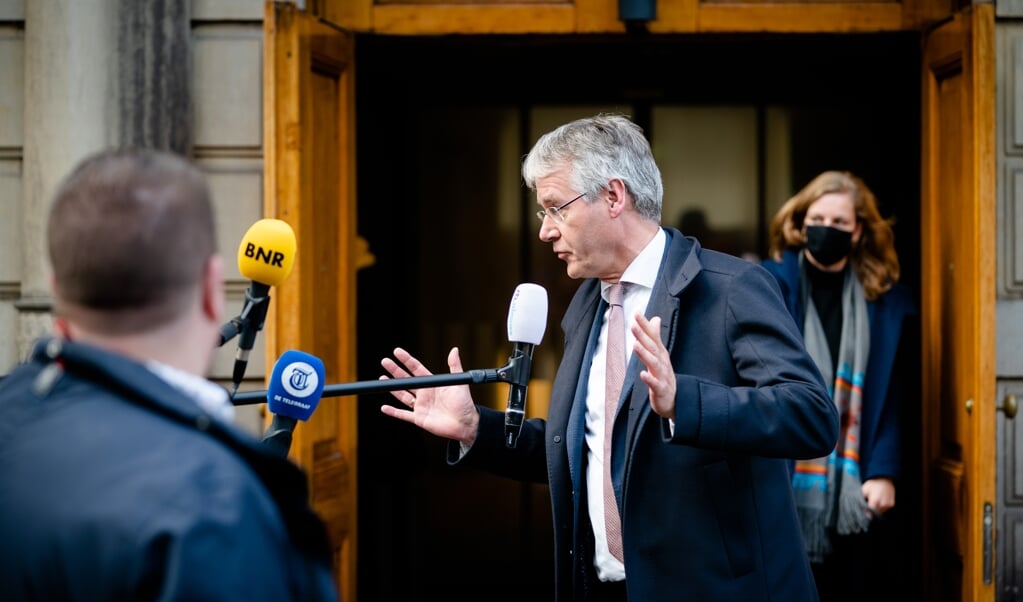 Minister Arie Slob voor Basis- en Voortgezet Onderwijs en Media (ChristenUnie).  (beeld anp / Bart Maat)