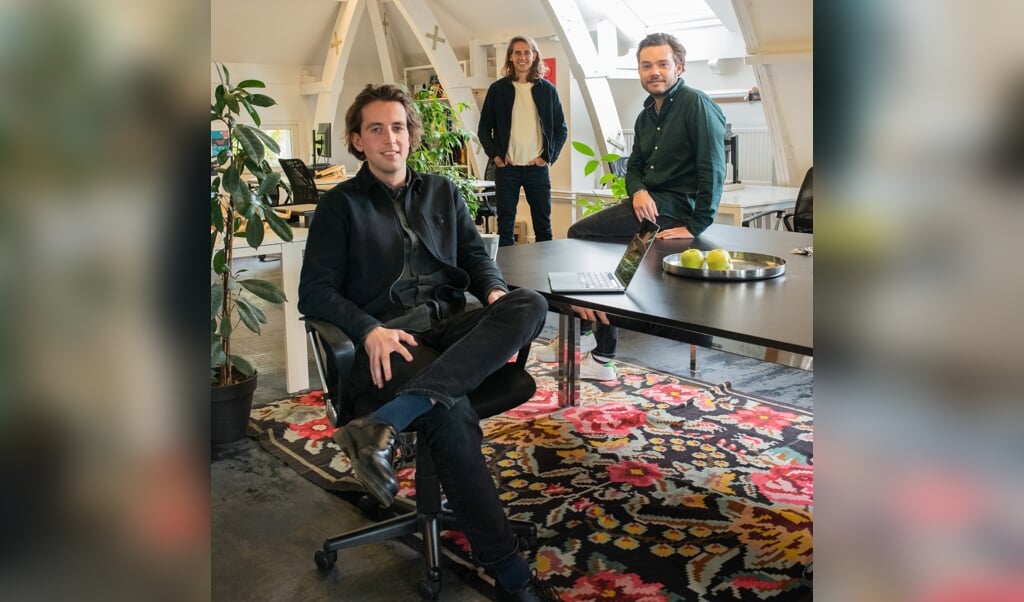De directie van Pacmed, van links af: Willem Herter, Wouter Kroese en Hidde Hovenkamp. (beeld Sabine van Wechem)