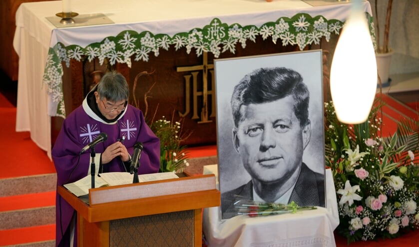 In 2013 was er een kerkelijke plechtigheid, vijftig jaar na de moord op John F. Kennedy