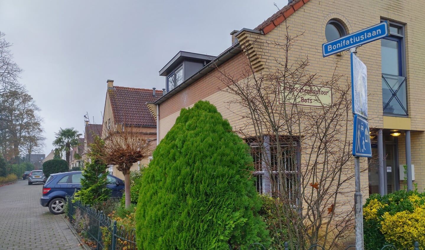 De Bonifatiuslaan, een weinig bijzonder woonerf.