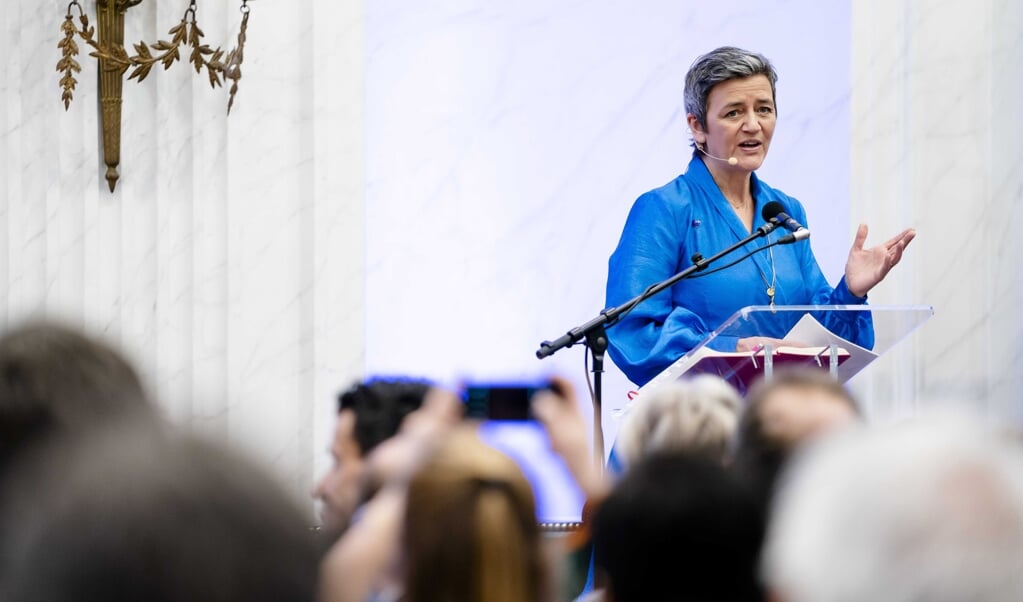 Margrethe Vestager, Eurocommissaris voor Mededinging, tikte Google al eerder op de vingers.
(beeld epa / Bart Maat)