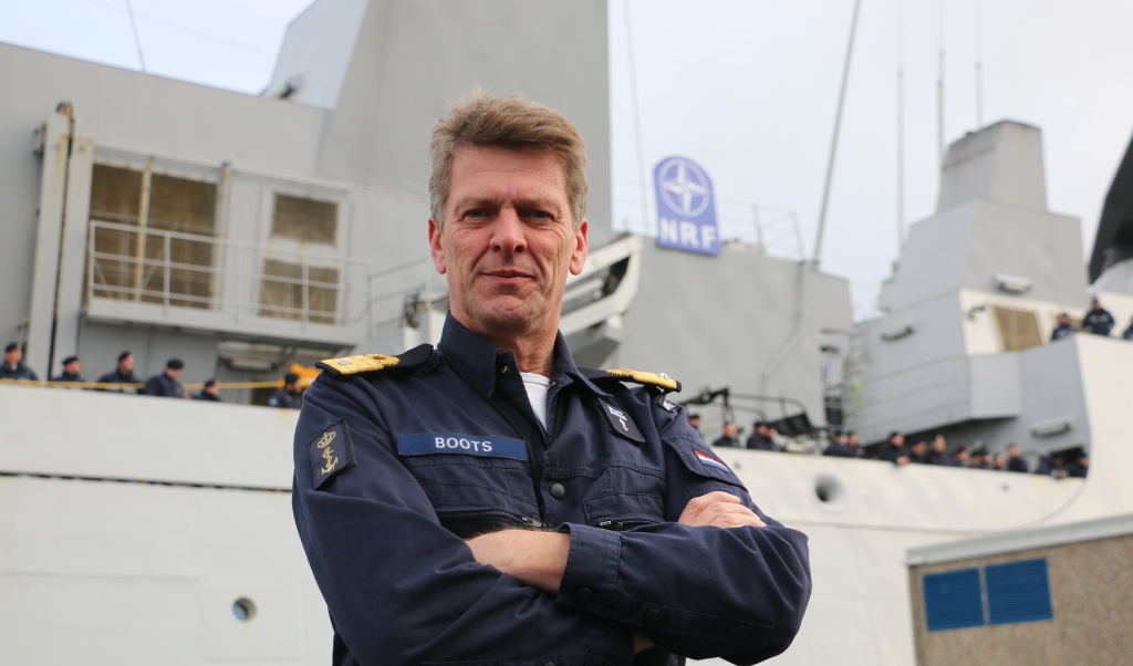 Schout-bij-nacht Boudewijn Boots is directeur operaties bij het ministerie van Defensie. (beeld Riekelt Pasterkamp)