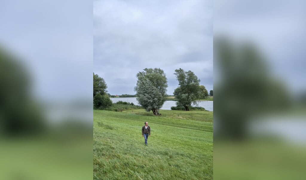 's Heerenbroek, 26 augustus 2020. Wim Eikelboom. De IJssel ter hoogte van 's Heerenbroek. (beeld Dick Vos)