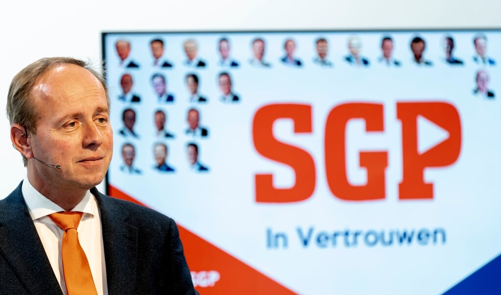 SGP-fractievoorzitter Kees van der Staaij.  (beeld anp / Sander Koning)
