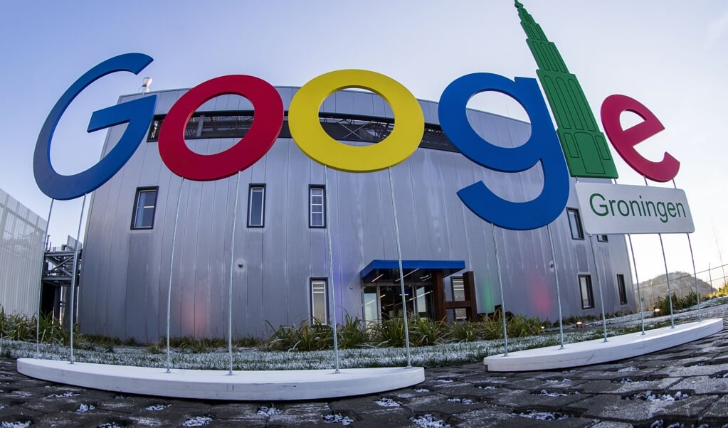 Datacenter van Google in Groningen. De wereldwijde afspraken over een winstbelasting van 15 procent zouden ertoe kunnen leiden dat Nederland de belasting verláágt. (beeld anp / Vincent Jannink)