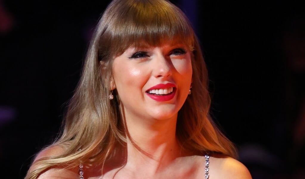 Taylor Swift bij de Brit Awards eerder dit jaar.  (beeld epa / John Marshall)