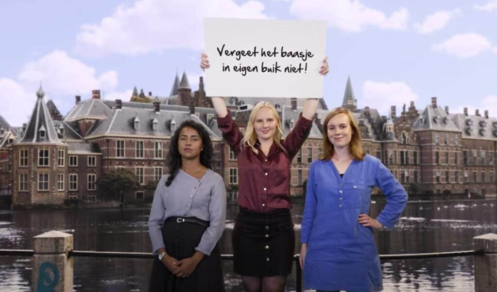 Een videofragment uit de laatste campagne van Platform Zorg voor Leven. (beeld Platform Zorg voor Leven)