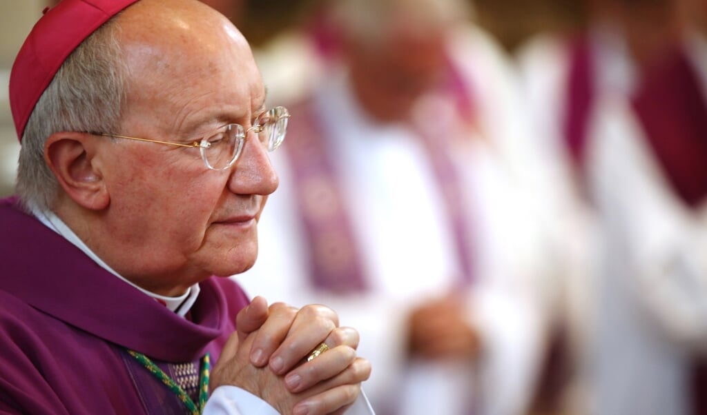 Aartsbisschop Aldo Cavalli.  (beeld anp / Ramon Mangold)