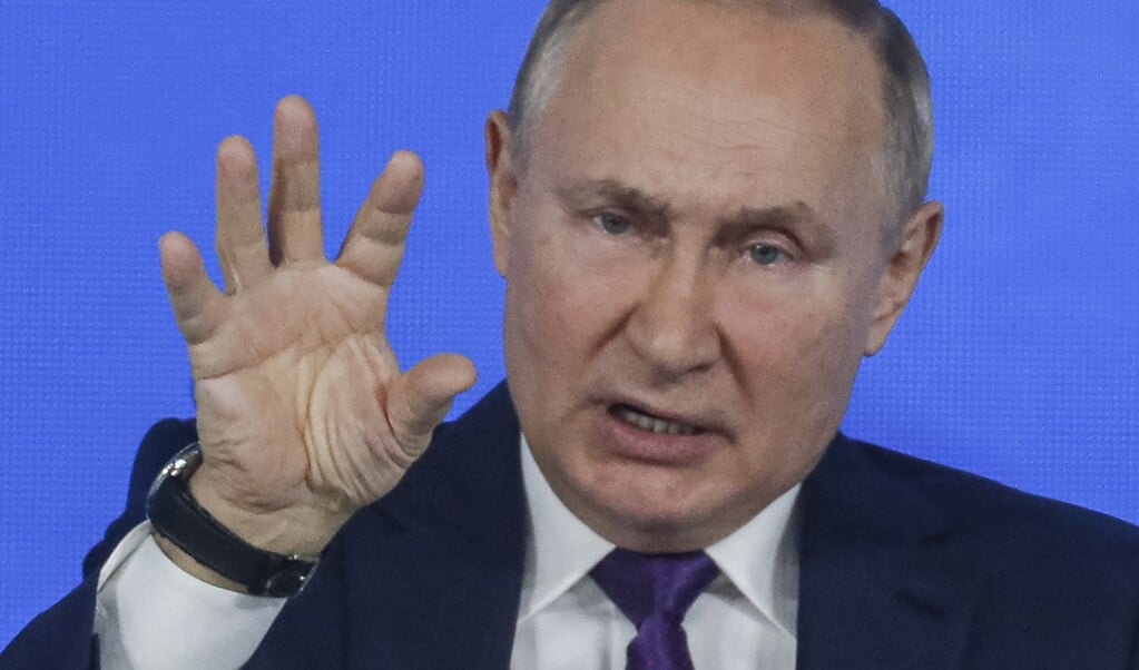Vladimir Putin  (beeld epa / Yuri Kosjetkov)