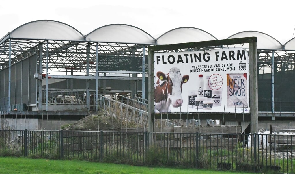 Floating Farm wil 'een oplossing bieden voor het gebrek aan landbouwgebied'.  (beeld Theo Haerkens)