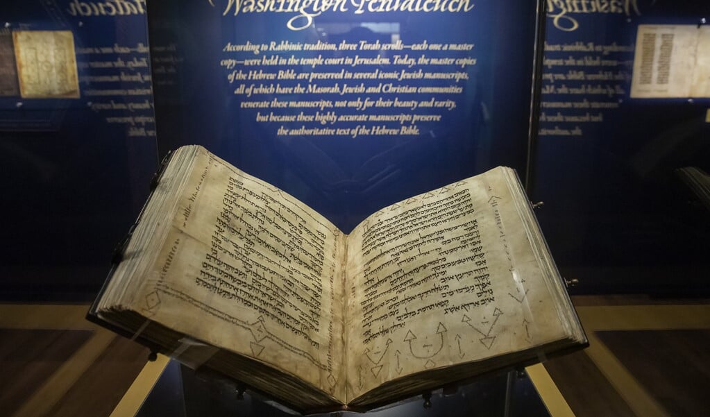 The Museum of the Bible in Washington verzamelt Bijbelse papyrusfragmenten en kunstwerken, en dat gaat nog wel eens mis.  (beeld Epa/erik s. Lesser)