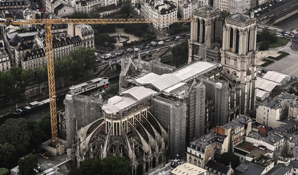 De Notre-Dame in Parijs.  (beeld afp / Bertrand Guay)