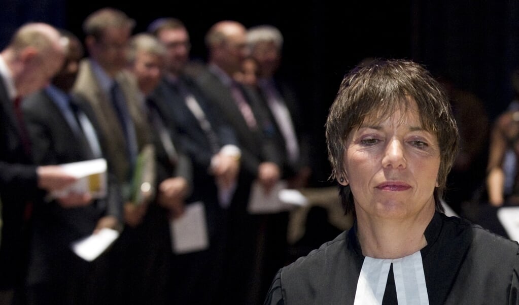 De Duitse lutherse theoloog Margot Käßmann betreurt dat veel Duitse ministers ‘zich niet tegenover iets hogers dan de politiek verantwoordelijk weten’.  (beeld afp / 
John Macdougall)