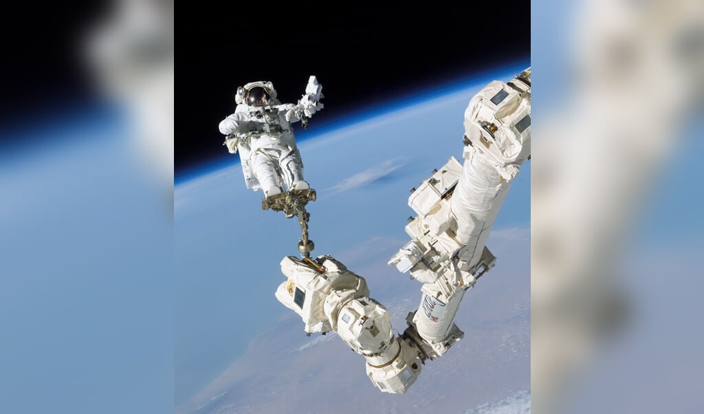 Het zou mooi zijn als ook christenen zich aanmelden voor het astronautenprogramma van de Europese ruimtevaartorganisatie ESA.  (beeld afp )