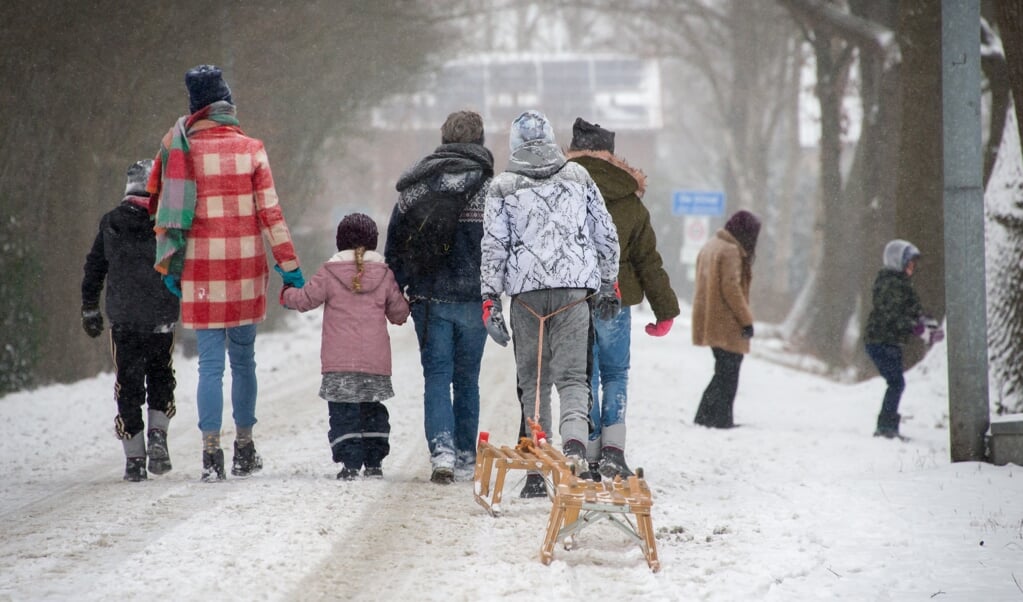 Sneeuw levert niet iedereen een prettige associatie op, merken ze bij de Angst, Dwang en Fobiestichting. (beeld Hans-Lukas Zuurman)