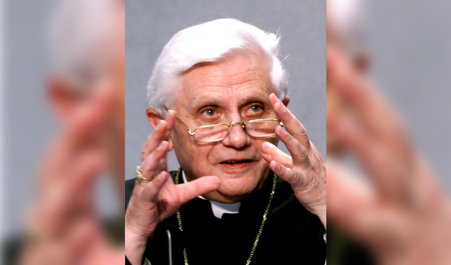 Paus Benedictus, toen nog kardinaal Ratzinger, in 2000.
