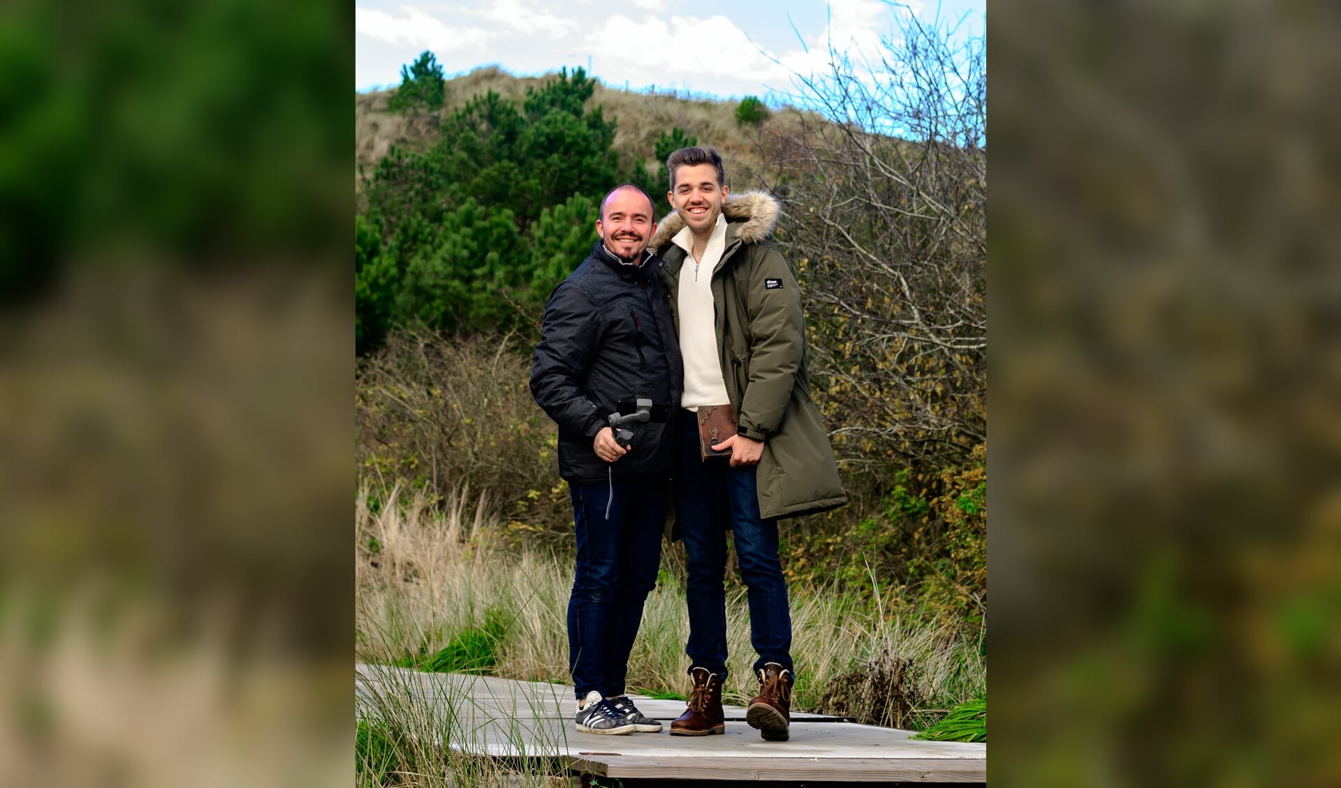 Willem van Leunen (45) en Jarno Korf (23): ‘Het maken van de film voelt voor ons als noodzakelijk.'
