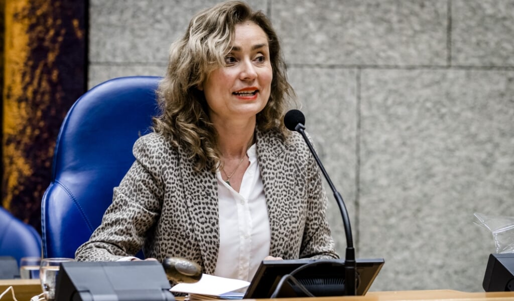 Vera Bergkamp (D66) is verkozen tot de nieuwe voorzitter van de Tweede Kamer.  (beeld anp / Remko de Waal)