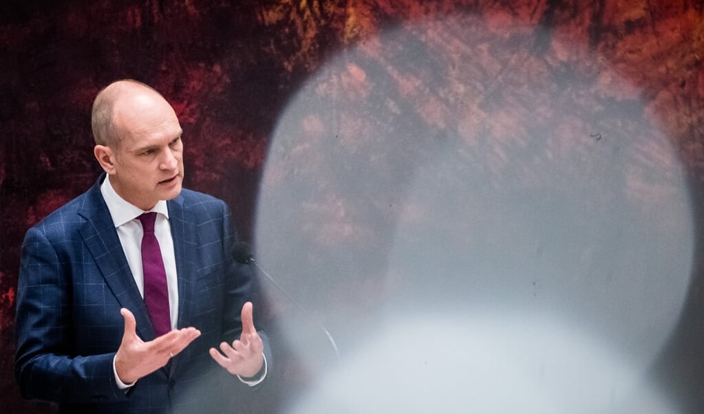 Gert-Jan Segers: 'Het is niet geloofwaardig als de man die verantwoordelijk is voor de politieke cultuur van de afgelopen tien jaar, het kabinet gaat leiden dat die cultuur juist moet veranderen.' (beeld anp / Bart Maat)