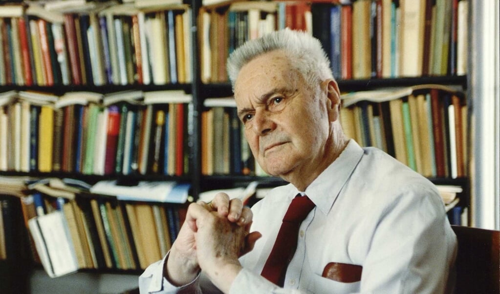 Jan Tinbergen in 1991.  (beeld anp)