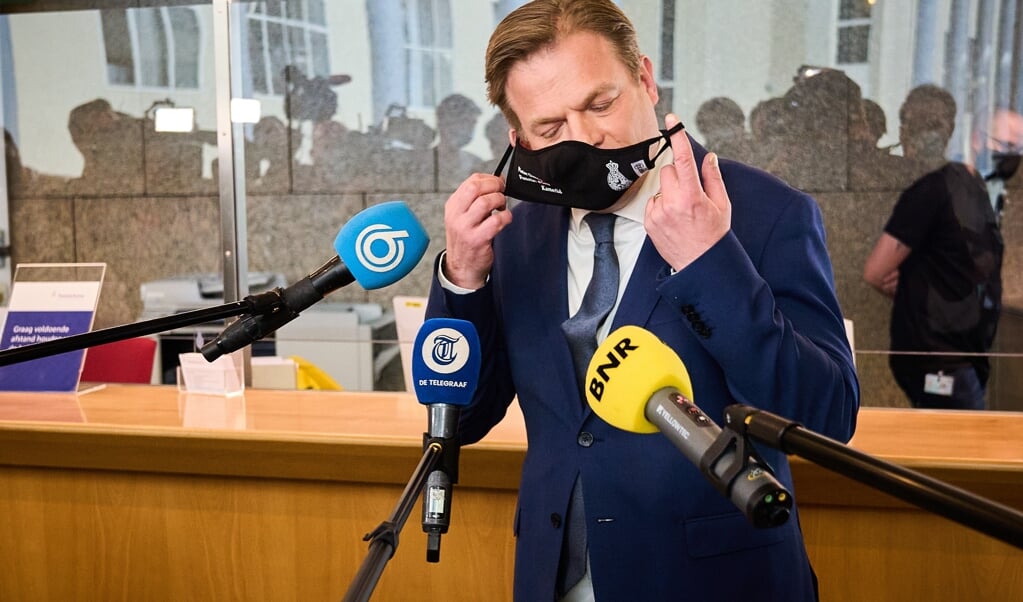 De laatste keer dat Pieter Omtzigt in de Tweede Kamer was, bij zijn beëdiging. (beeld anp / Phil Nijhuis)