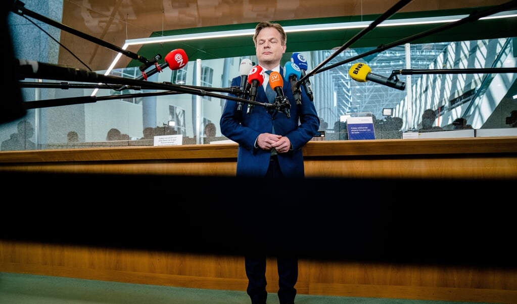Omtzigt past niet zomaar in een links-rechts-schema, zegt politicoloog Tom Louwerse. Zijn vertrek zal volgens Louwerse niet leiden tot een koerswijziging. (beeld anp / Bart Maat)