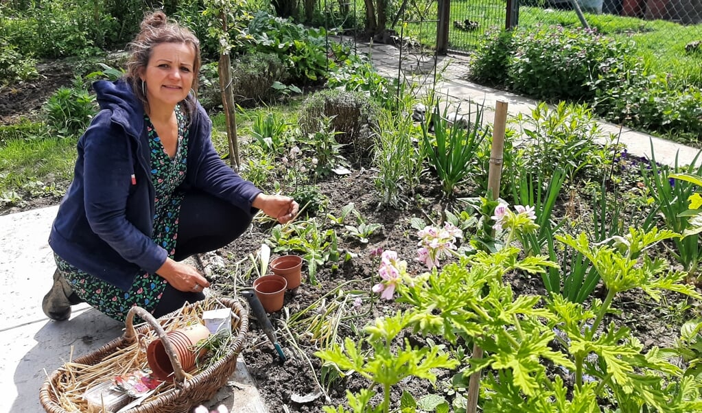 Hanneke Monsma: 'Bij veel mensen gaat het zaaien fout. Ze stoppen de zaadjes te diep onder de grond.' (beeld nd)