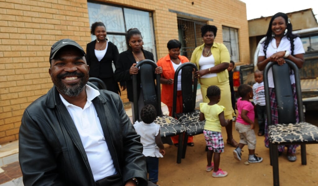 In Zuid-Afrika is het sinds 1998 legaal om als man te trouwen met meer dan één vrouw (polygynie). (beeld afp / Alexander Joe)