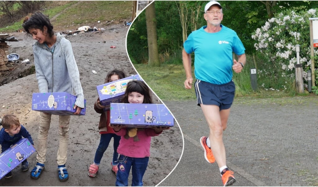 Bertus Leijenhorst hoopt geld in te zamelen voor het Roemeense dorp Danes. (beeld Bertus Leijenhorst)