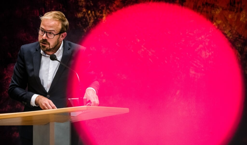 PvdA-Tweede Kamerlid Gijs van Dijk. ‘Armoede laat littekens achter die deze kinderen de rest van hun leven met zich meedragen.’ (beeld anp / Bart Maat)