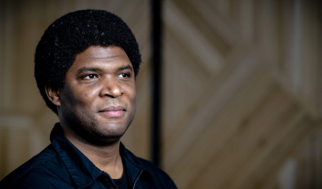 2020-11-12 10:45:00 AMSTERDAM - Portret van Quinsy Gario, activist en de nummer twee op de lijst van de politieke beweging BIJ1. De partij streeft naar een plek in de landelijke politiek. ANP SANDER KONING (beeld anp / Sander Koning)