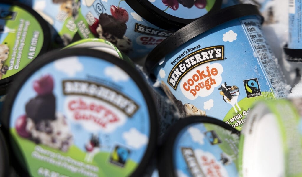 Het verkopen van ijs in deze gebieden zou niet in lijn zijn met de waarden van Ben & Jerry’s. (beeld afp / Kevin Dietsch)