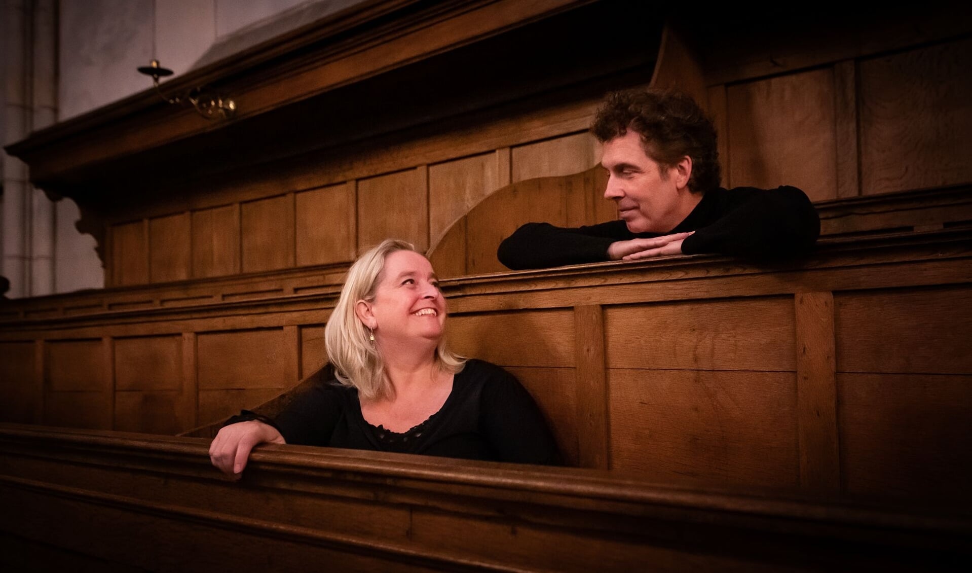 Sopraan Heleen Koele en countertenor Sytse Buwalda, oprichters van Het Nederlands Bach Consort.