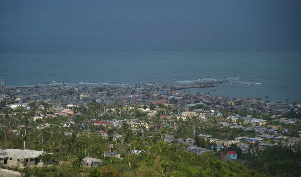Jeremie, Haïti  (beeld afp / Hector Retamal )
