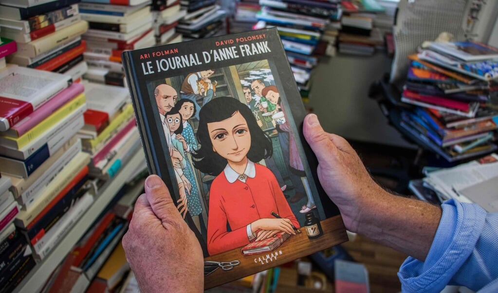 De Israëliërs Ari Folman en David Polonsky maakten van het dagboek van Anne Frank een graphic novel. (beeld / afp)