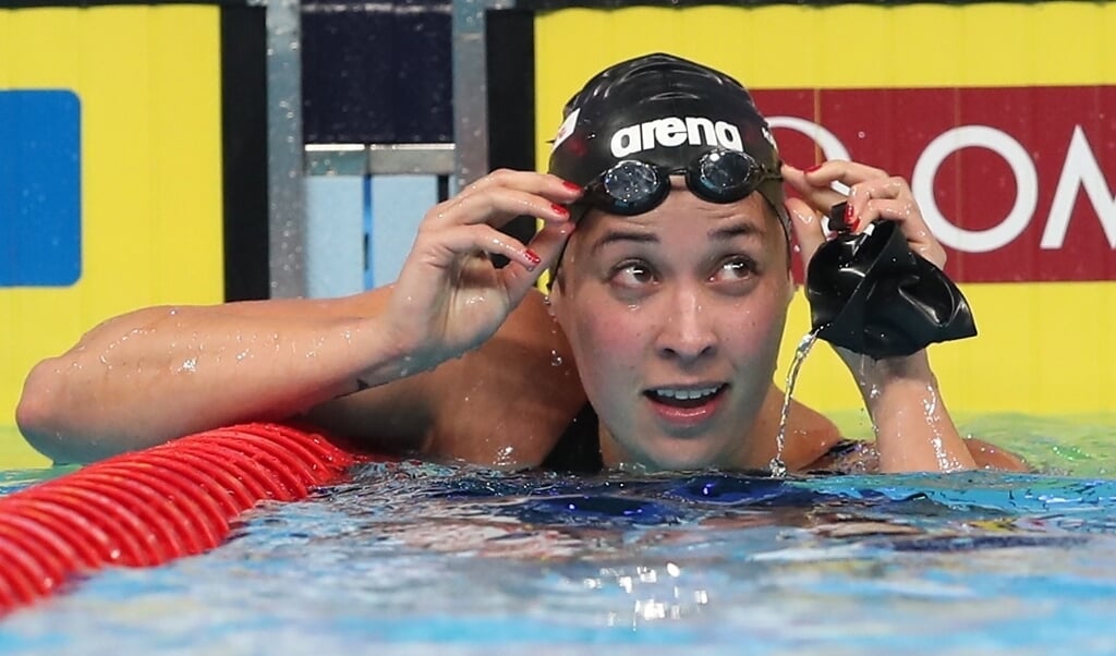 Ranomi Kromowidjojo won in december nog de wereldtitel op de 50 meter vlinderslag in Abu Dhabi. (beeld epa / Ali Haider)