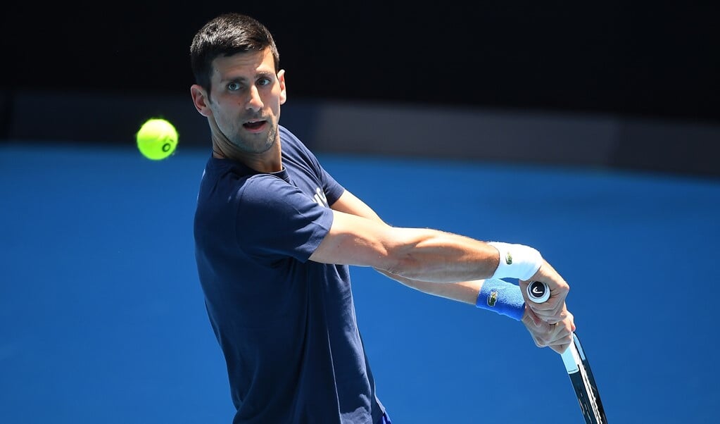 Tennisser Novak Djokovic  (beeld epa / James Ross)