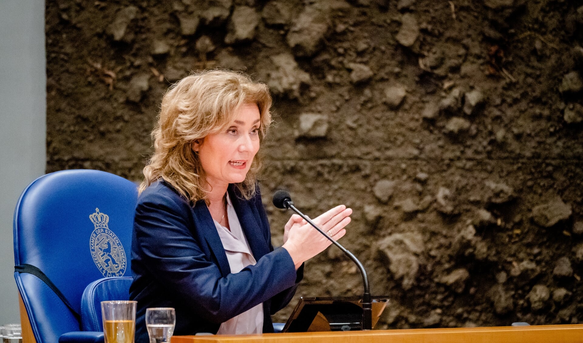 Kamervoorzitter Vera Bergkamp.