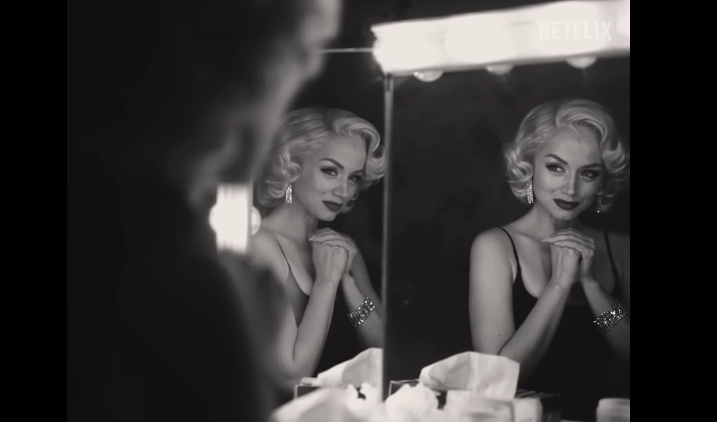 Beeld uit de trailer van de film Blonde.