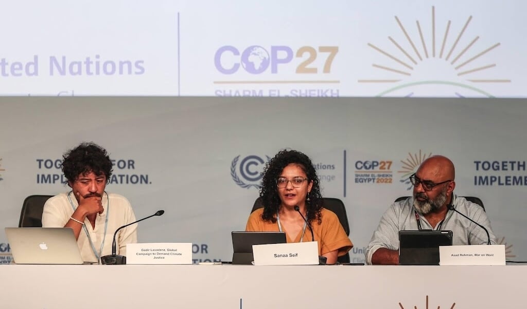 MPs from activist press conference attending climate summit