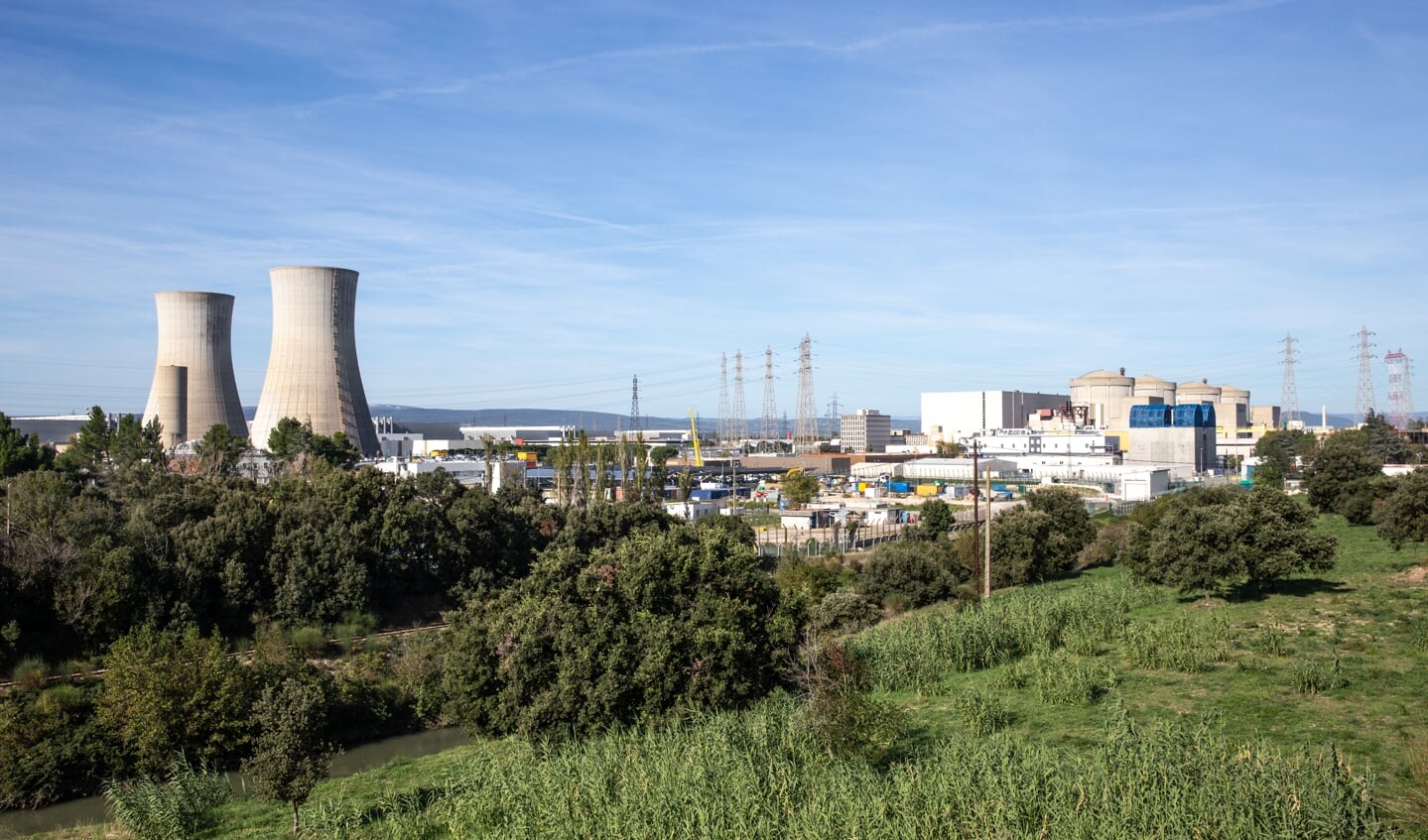 De reactor in Saint-Paul-Trois-Châteaux is een van de oudste nog actieve kerncentrales in Frankrijk. 