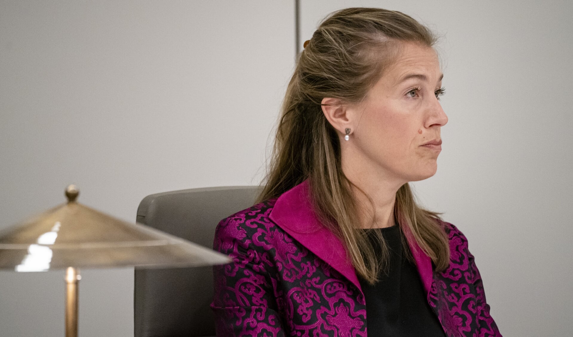 Corinne Ellemeet van GroenLinks verdedigde het wetsvoorstel voor de abortuspil bij de huisarts dinsdag in de Eerste Kamer. 