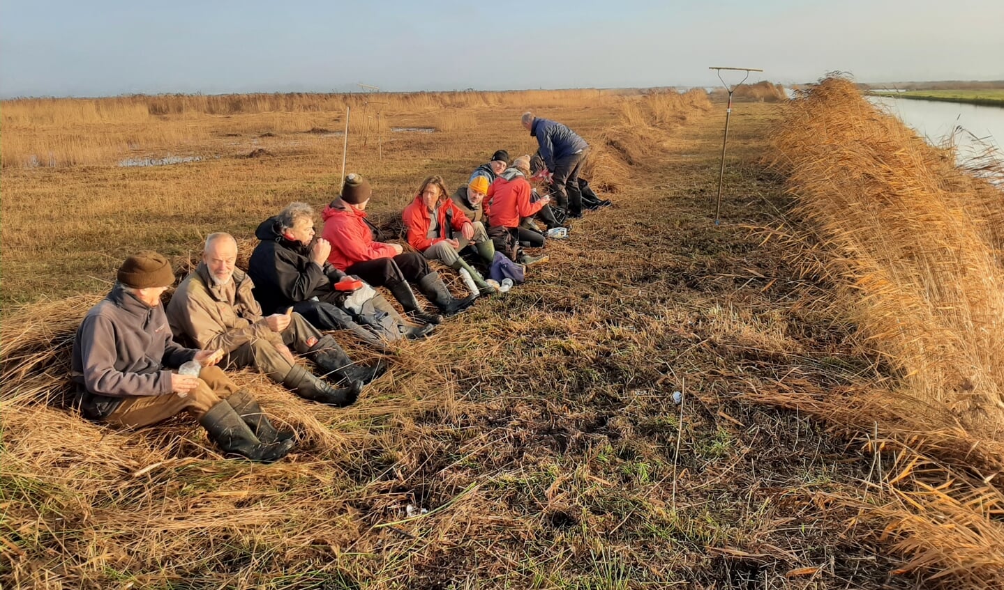 Vrijwilligers spelen een grote rol bij natuurbeheer in polder Westzaan.