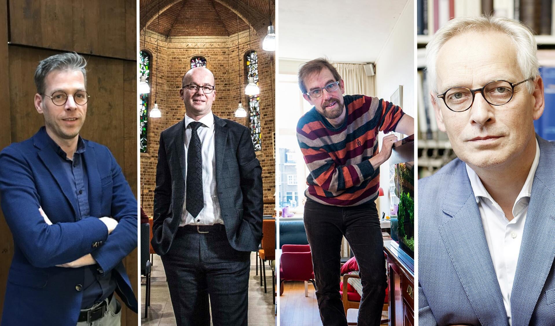 Wim Vermeulen, Alfred van de Weg, Axel Wicke en Bart Jan Spruyt