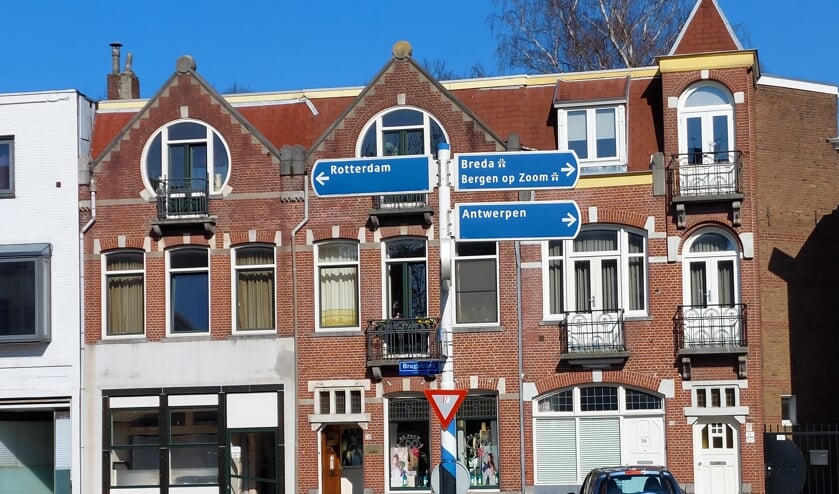 Straatbeeld in Roosendaal.