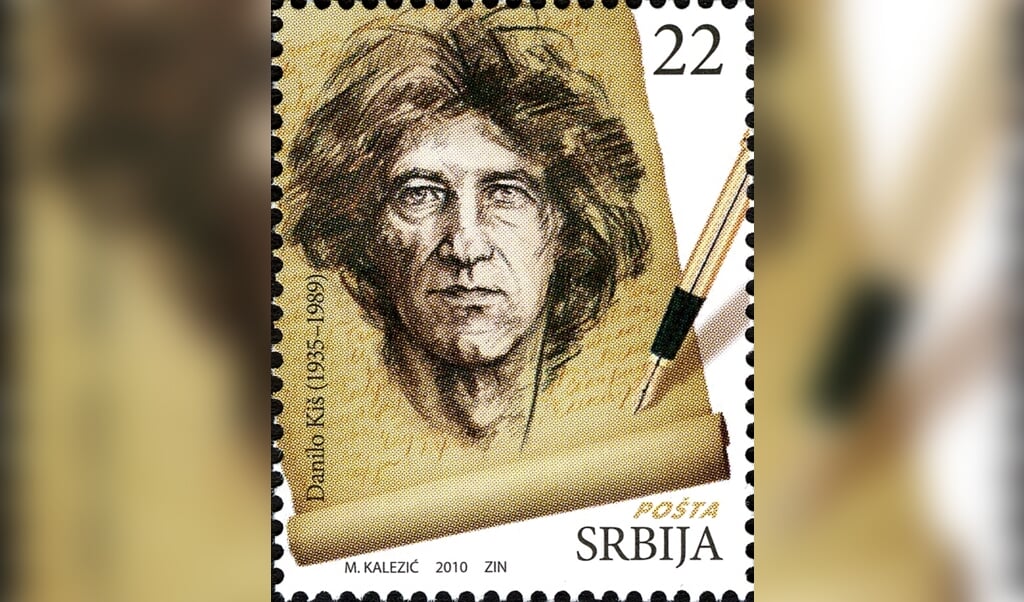 Danilo Kis op een Serviche postzegel.  (beeld wikipedia)