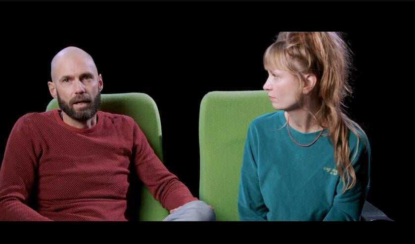 Reinder IJmker en filmmaker Willemijn Goos