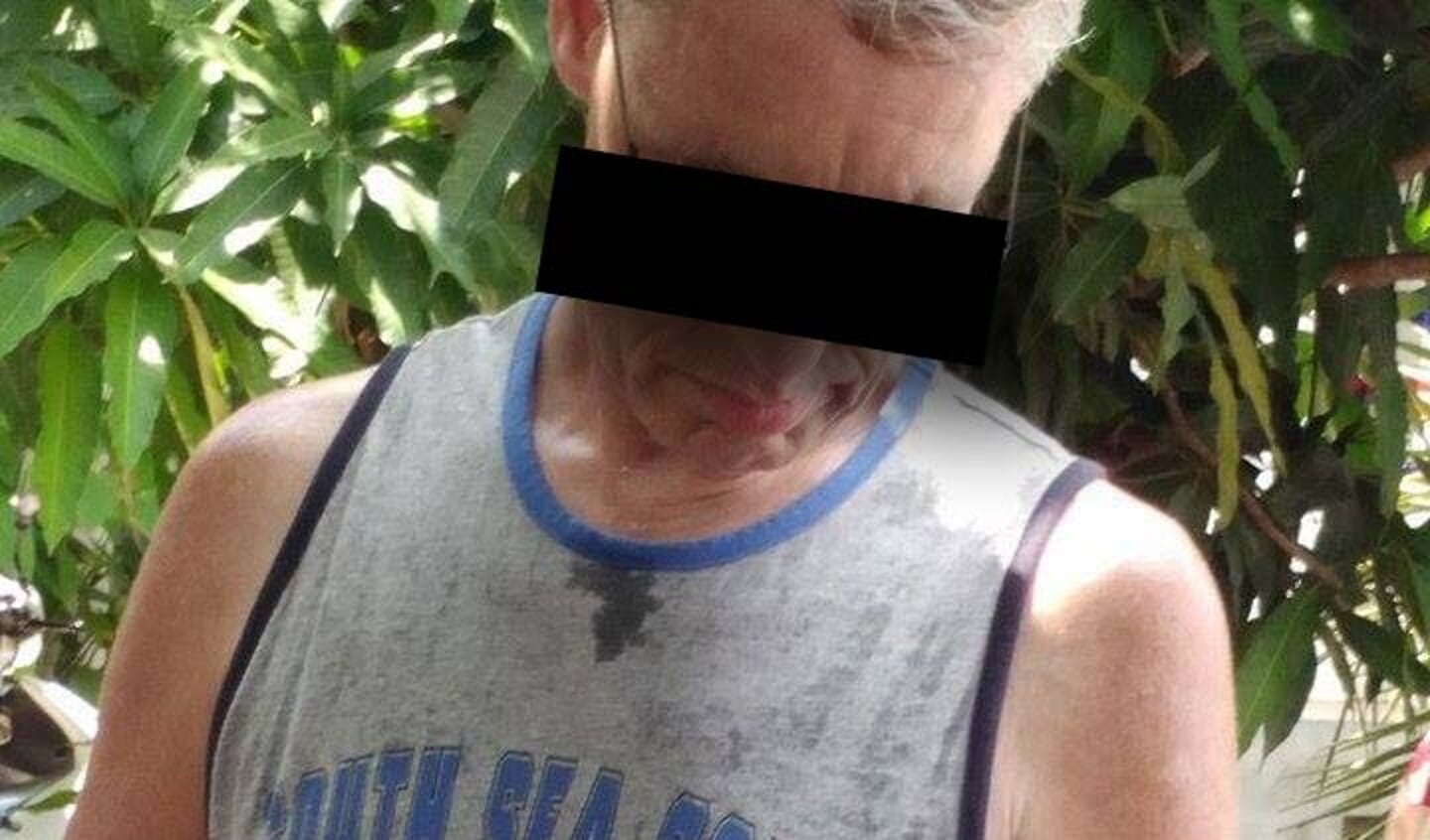 Nico S. tijdens zijn arrestatie in Cambodja in 2017