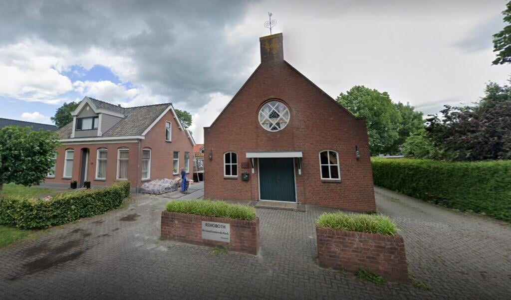 Kerkgebouw van De Gereformeerde Kerken hersteld in Lutten, waar de synode eerder deze maand vergaderde.   (beeld google streetview)